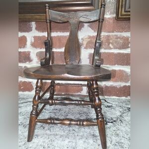 Solid Wood Vintage Doll Chair